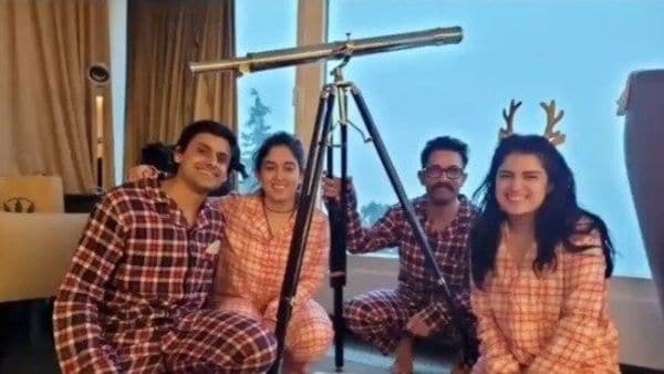 মেয়ের প্রেমিকের সঙ্গে বড়দিন পালন করলেন আমির খান