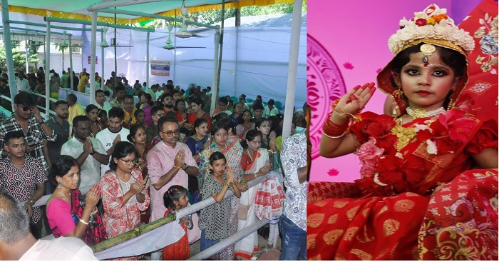  সিলেটে প্রথমবারের মতো ‘কুমারী পূজা’ অনুষ্ঠিত