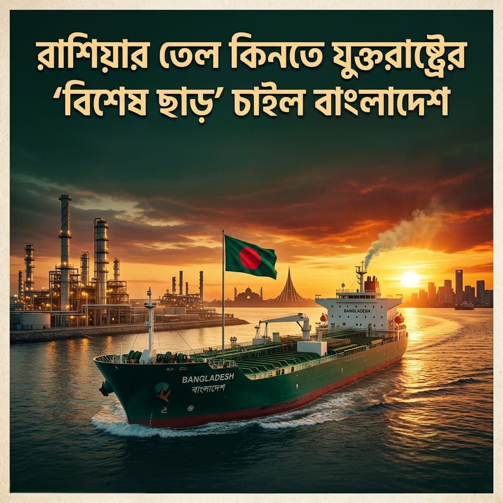 রাশিয়ার তেল কিনতে যুক্তরাষ্ট্রের ‘বিশেষ ছাড়’ চাইল বাংলাদেশ