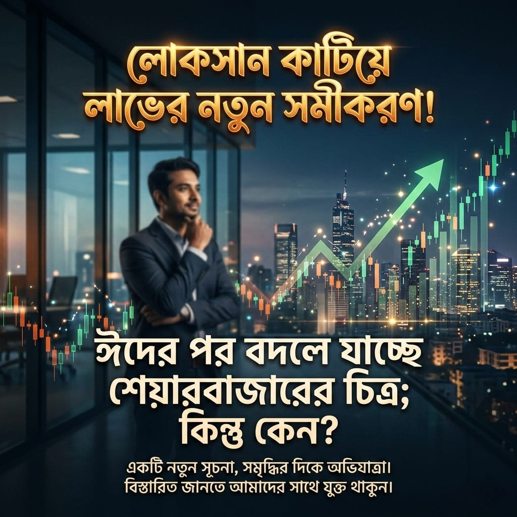 লোকসান কাটিয়ে লাভের নতুন সমীকরণ! ঈদের পর বদলে যাচ্ছে শেয়ারবাজারের চিত্র; কিন্তু কেন?