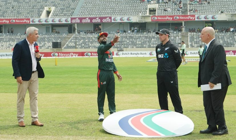 বাংলাদেশ-নিউজিল্যান্ড ওয়ানডে সিরিজ: টস হেরে ফিল্ডিংয়ে বাংলাদেশ