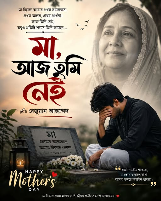 মা, আজ তুমি নেই
