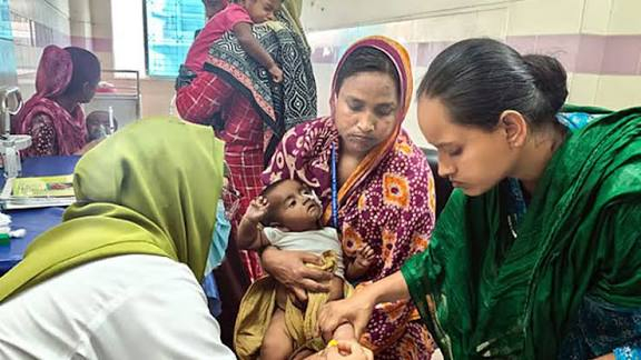 হাম ও হামের উপসর্গে আরও ৭ শিশুর প্রাণহানি, মোট মৃত্যু ৬০০ ছাড়ালো