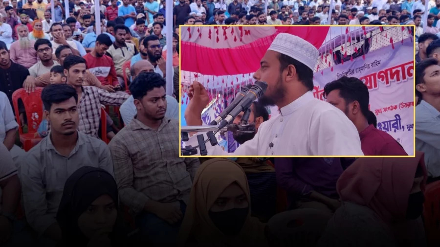 চাঁদপুরে এনসিপির সভায় নাসীরুদ্দীন পাটওয়ারী, অতিরিক্তি পুলিশ মোতায়েন