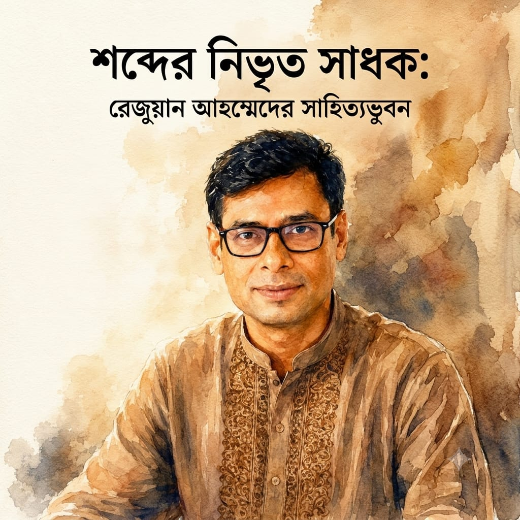 শব্দের নিভৃত সাধক: রেজুয়ান আহম্মদের সাহিত্যভুবন