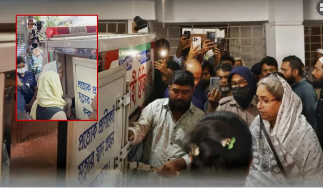 প্যারোলে মুক্তি পেয়ে স্বামীকে শেষ বিদায় জানালেন দীপু মনি