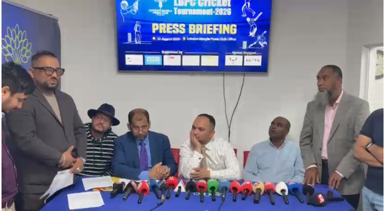  লন্ডন বাংলা প্রেস ক্লাব ক্রিকেট টুর্নামেন্ট- ২০২৬ আগামী ৩০ আগস্ট, মাঠে নামছে চার দল