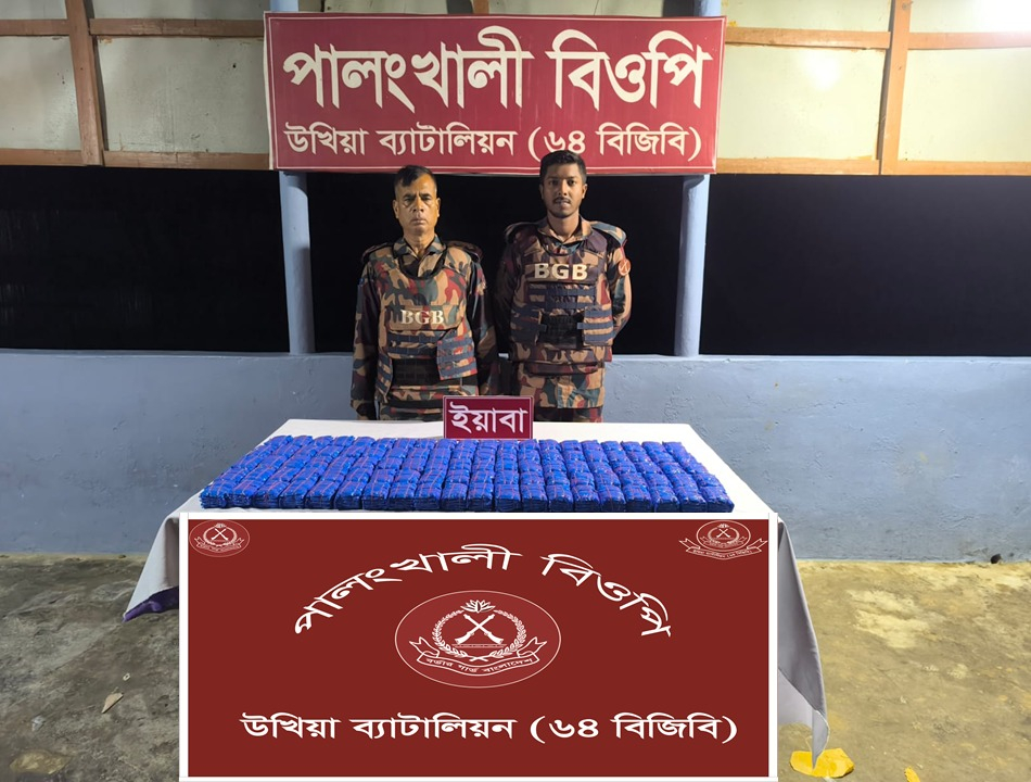 কক্সবাজারের উখিয়া পালংখালী সীমান্তে বিজিবির বিশেষ অভিযানে ২ লাখ পিস ইয়াবা জব্দ