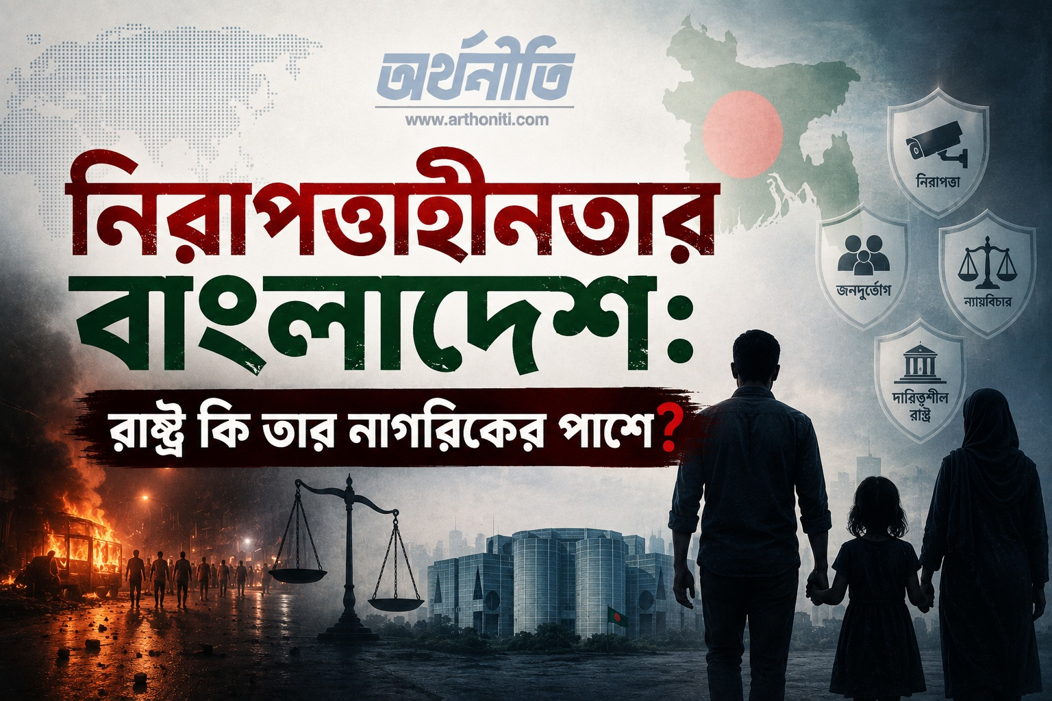 নিরাপত্তাহীনতার বাংলাদেশ: রাষ্ট্র কি তার নাগরিকের পাশে?