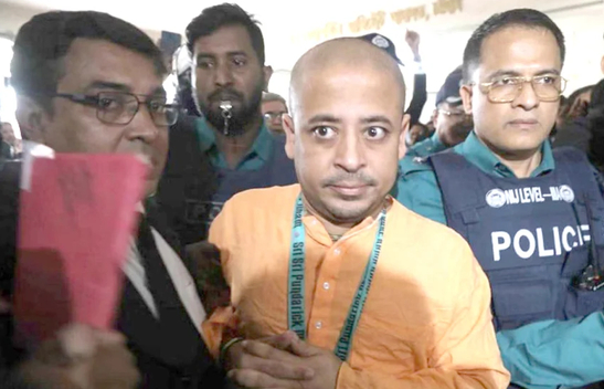 মায়ের মৃত্যুতে চিন্ময় কৃষ্ণ দাসকে পাঁচ ঘণ্টার জন্য প্যারোলে মুক্তির আদেশ