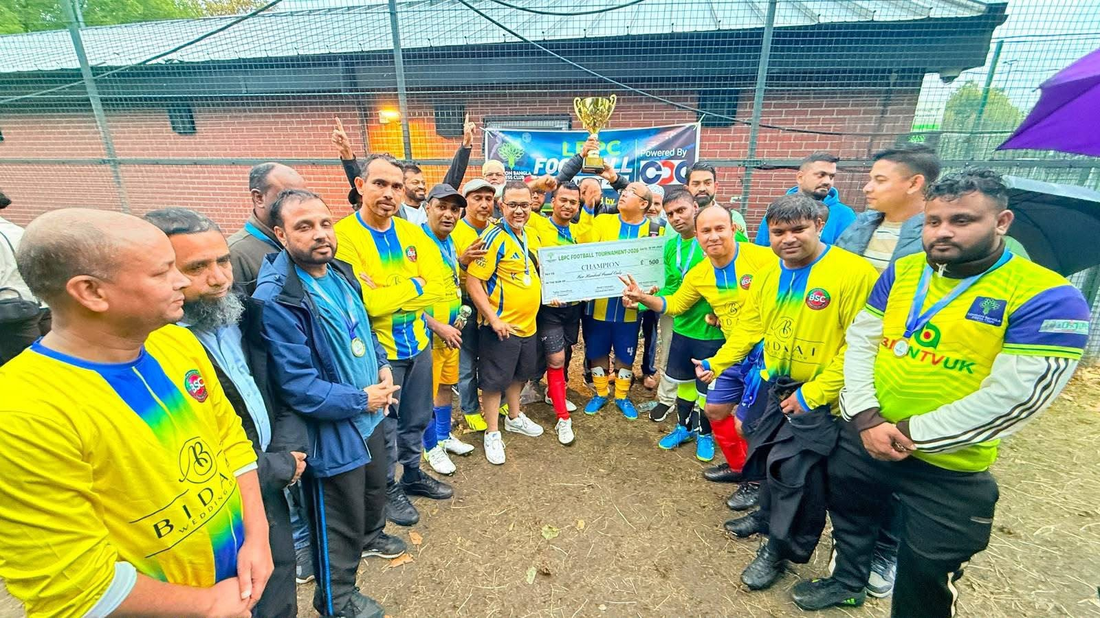 লন্ডন বাংলা প্রেস ক্লাব ফুটবল টুর্নামেন্ট ২০২৬: চ্যাম্পিয়ন বাংলা কাগজ, রানার আপ ওয়ান বাংলা ফ্রেন্ডস ইউনাইটেড