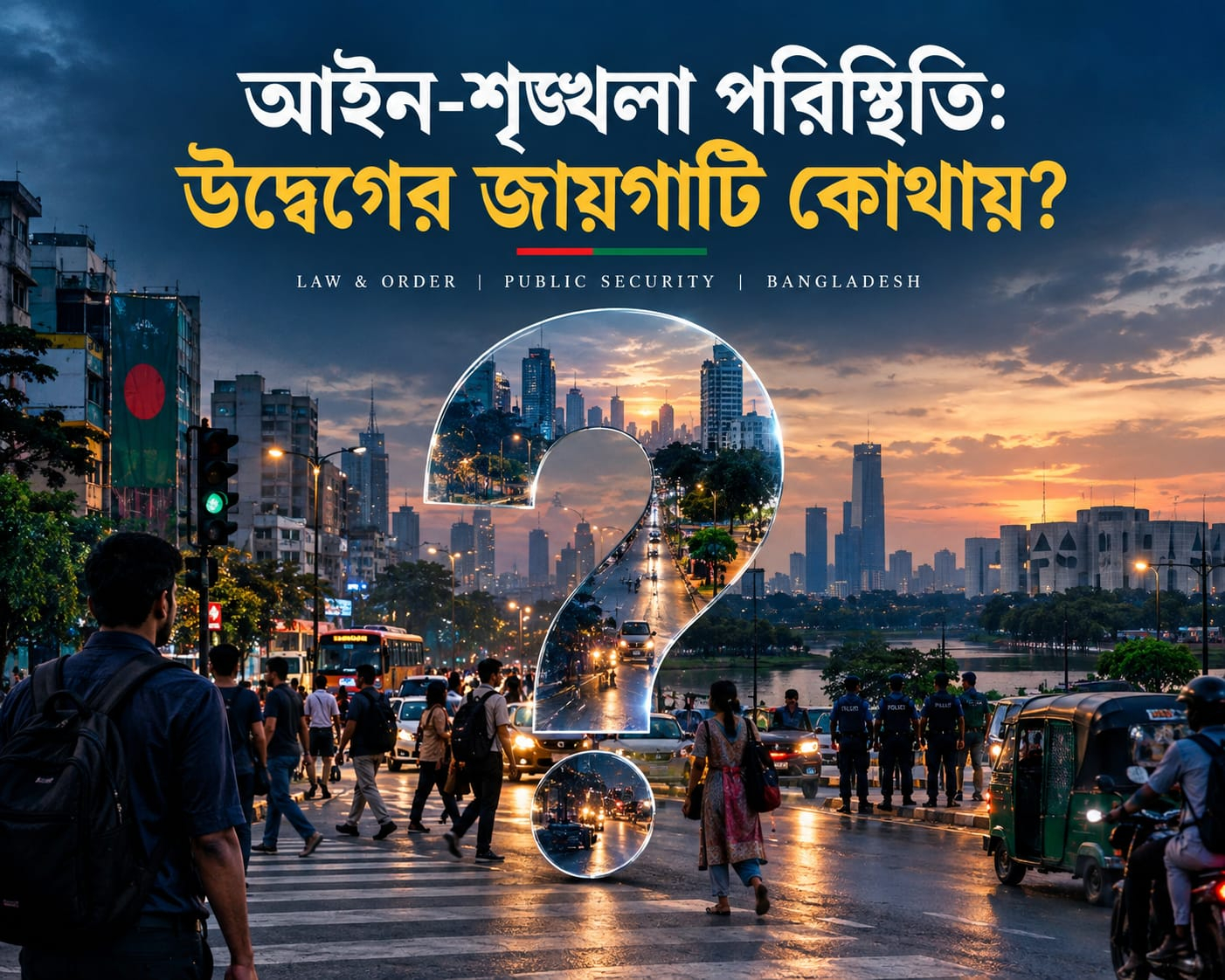 আইন-শৃঙ্খলা পরিস্থিতি: উদ্বেগের জায়গাটি কোথায়?