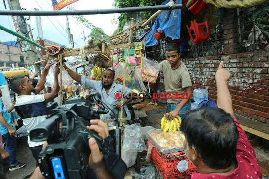 পল্টন মোড় থেকে নর্থ সাউথ রোড পর্যন্ত মূল সড়ক হকারমুক্ত ঘোষণা ডিএসসিসির