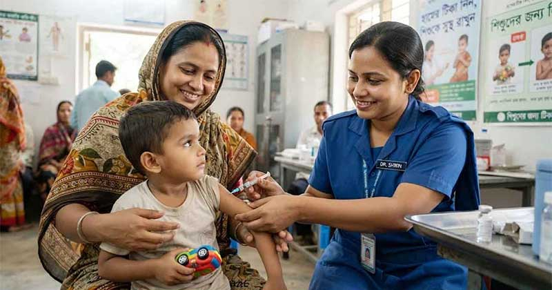 আজ থেকে শুরু হামের বিশেষ টিকা ক্যাম্পেইন, পাবে ৩৪ লাখ শিশু