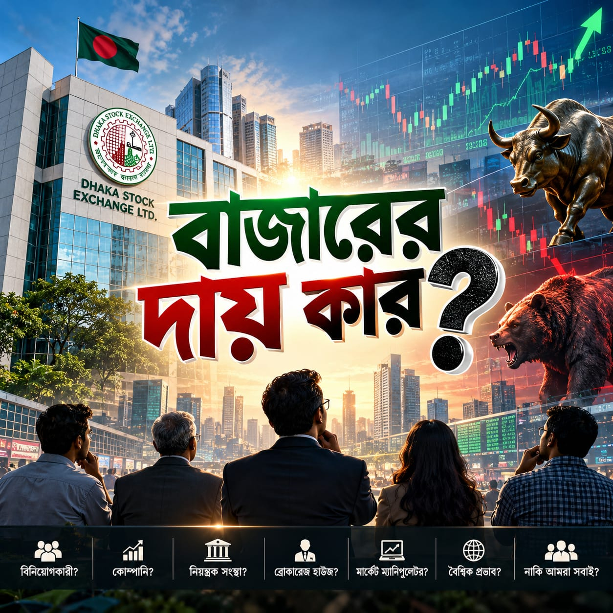 বাজারের দায় কার?