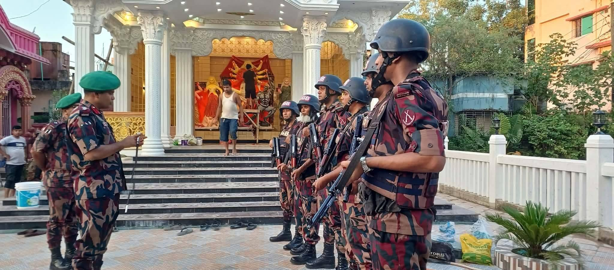 শ্রীমঙ্গলে দুর্গাপূজার নিরাপত্তায় বিজিবির ১২ প্লাটুন মোতায়েন