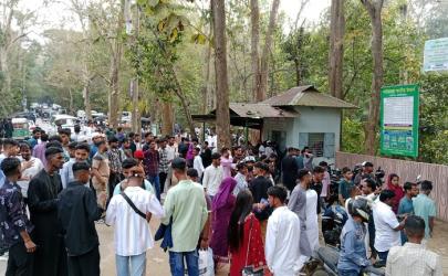 লাউয়াছড়ায় পর্যটক সমাগম: ৩ দিনে আয় পৌনে ৬ লাখ টাকা